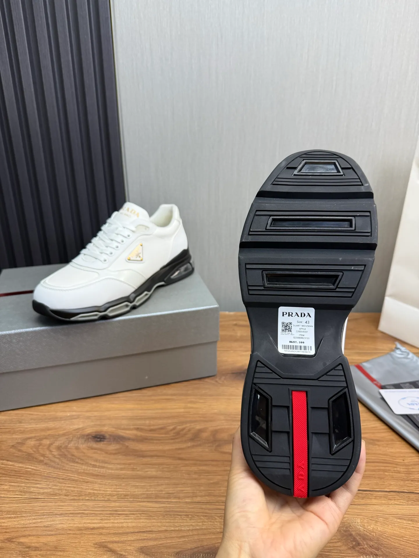 Men's shoes 💰640💰 [PRADA] Men's shoes are popular in the counter, official website is synchronized, 1 high-quality shipment ✔️Original cowhide upper + cowhide lining, 1🆚1 replica, original sole, 38-45 (45 customized, non-refundable)
